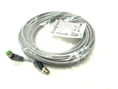 NEW MURRELEKTRONIK CORDSET M12 MALE 0° / M12 FEMALE 90° A-COD.