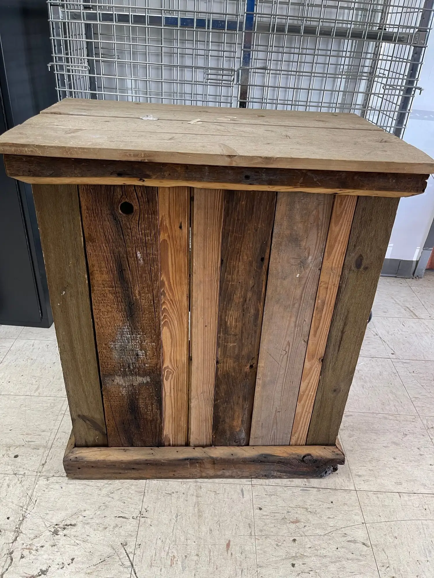 Used Falcon Restaurant Supply Used Rustic Reclaimed Look Waiter/POS Stand Restaurant Equipment (Miscellaneous) Illinois US | Falcon Restaurant Supply #1376230