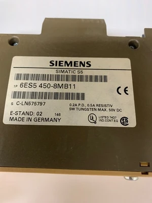 Neu Siemens Simatic S5 6ES5450-8MB11 6ES5 450-8MB11 Garantie