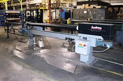 USED 120" APPLETON AUTOMATIC CORE CUTTER, MODEL A301 120" APPLETON AUTOMATIC CORE CUTTER, MODEL A301