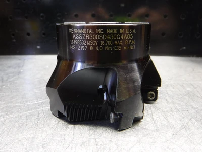 Kennametal 3" Indexable Facemill 1" Arbor KSSZR300SD430C4A05 (LOC1348A)