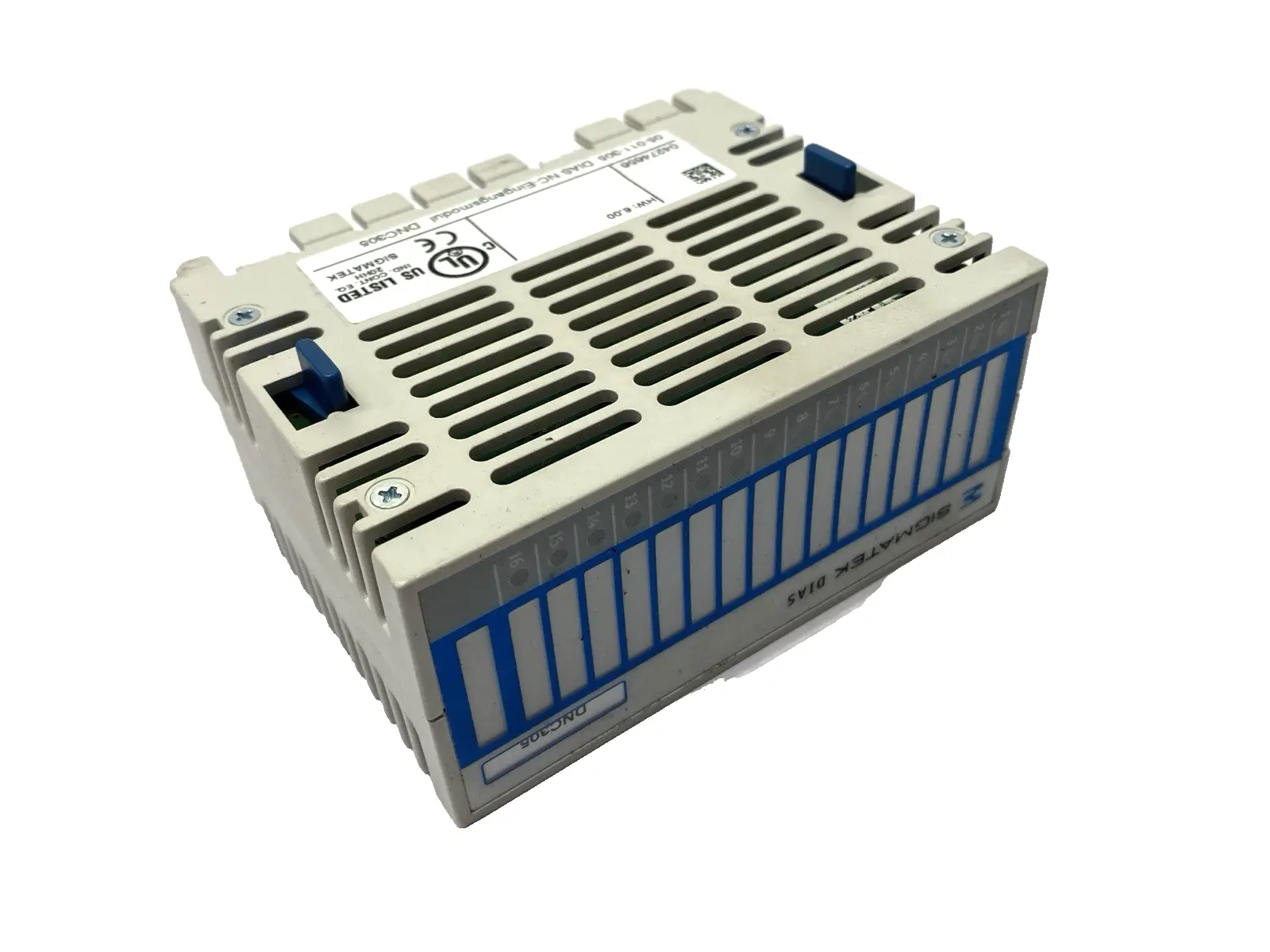 USED SIGMATEK DIAS DIGITAL INPUT MODULE DNC 305 CRACKED PLASTIC