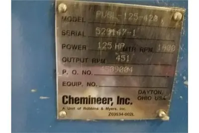 Prochem Mixer Agitator 125 HP (NEW)