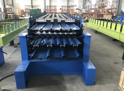 Triple Layer Roofing Sheet Roll Forming Machine in China
