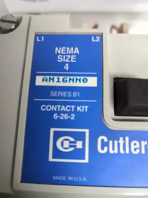 USED CUTLER-HAMMER AN16NN0