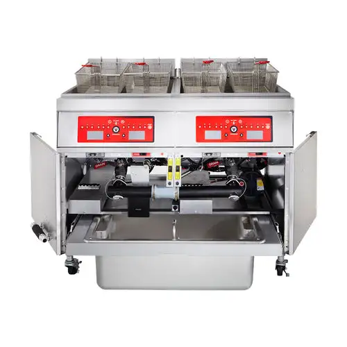 Vulcan 3ER85AF Electric Fryer - (3) 85 Lb Vats, Floor Model, 208v/3ph