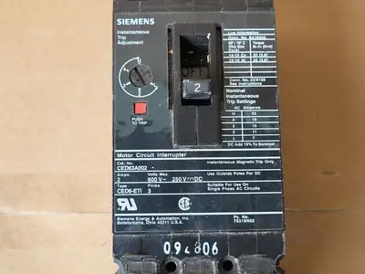 USED SIEMENS CED63A002