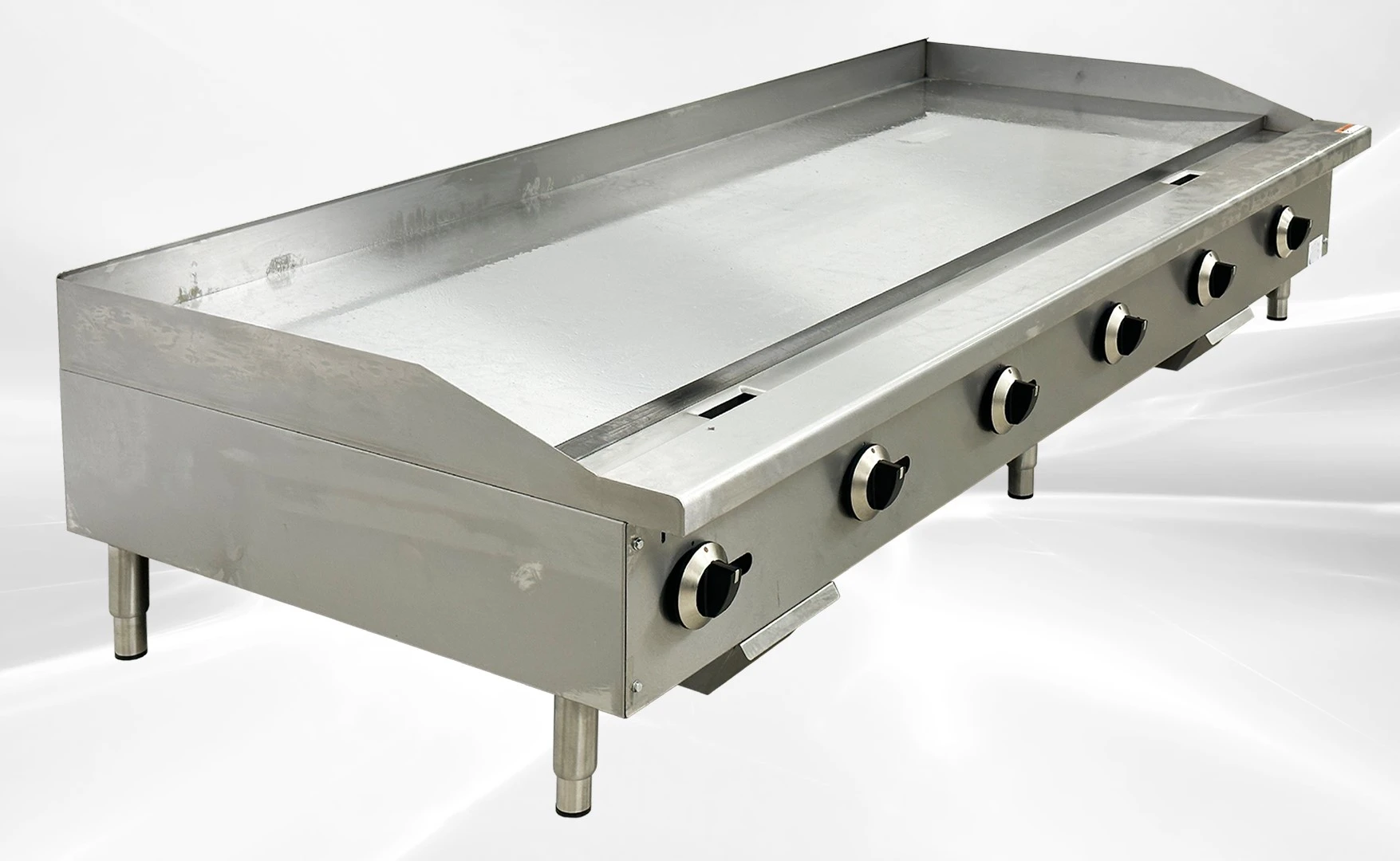 171-0464 72" 6 Burner Natural Gas Manual Griddle