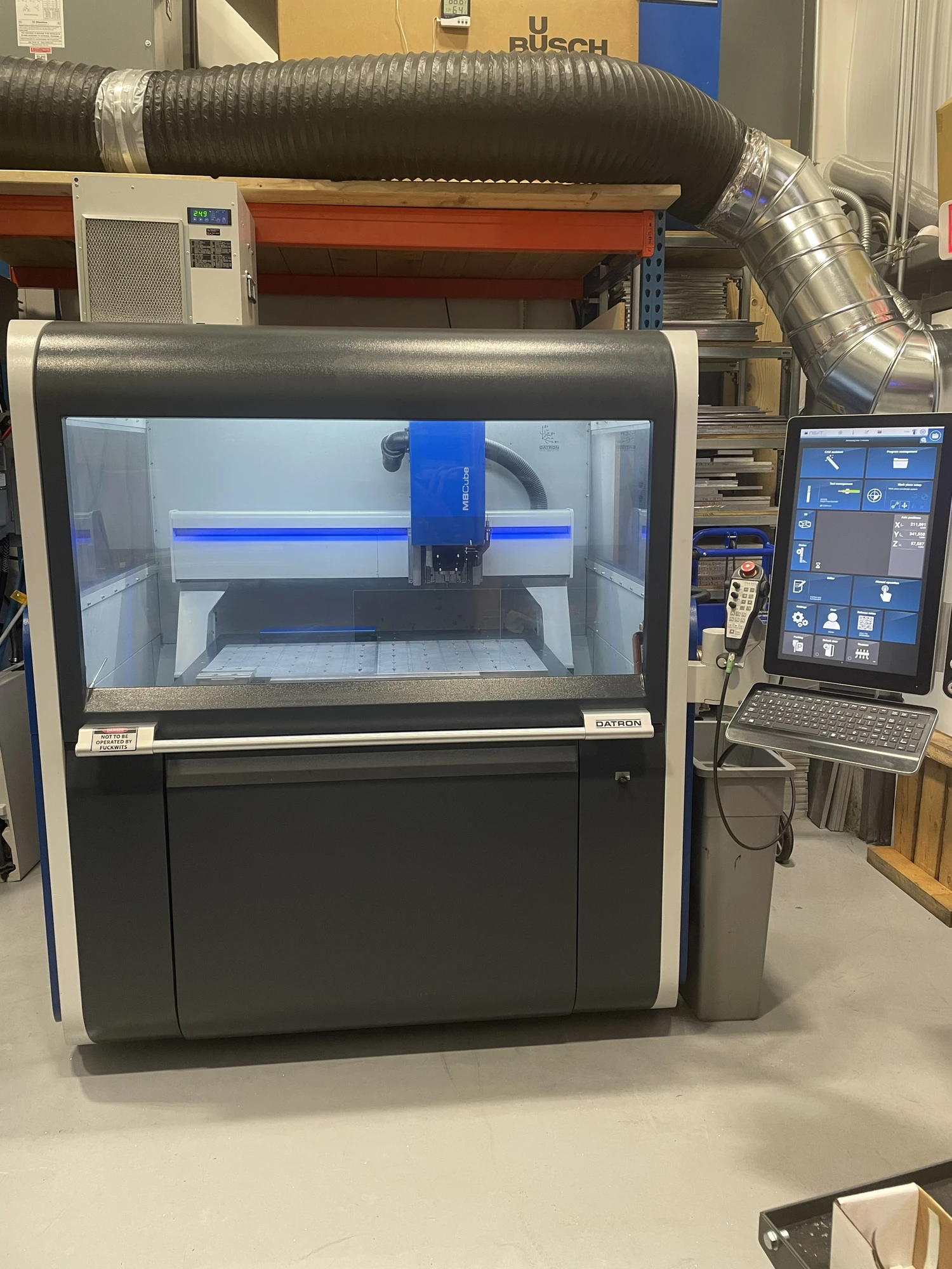 Used 2021 Datron M8CUBE Vertical Machining Centers California US | Machinery Network #1538105