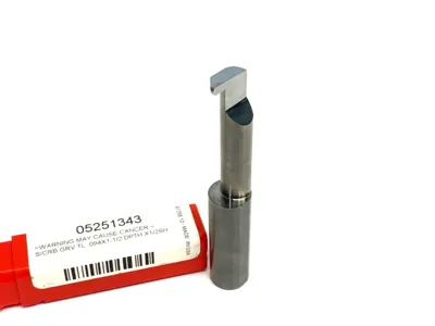 USED ACCUPRO GROOVING TOOL: 1/2" SHANK DIA SOLID CARBIDE ACC-GF093-24