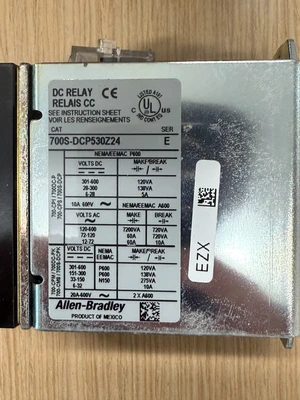 New | in-Stock Allen-Bradley ["700SDCP310Z24", "700S-DCP310Z24"] Misc Industrial Equipment Wisconsin US | ISP Equipment Group #1318781