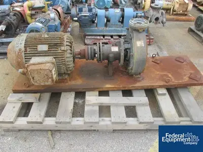 USED Wanner Engineering 4" x 3" Stan-Cor Centrifugal Pump, Type A40, Kynar