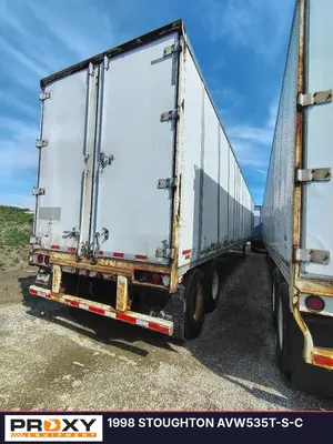 Used 1998 STOUGHTON AVW-535T-S-C Box Trailers Michigan US | Proxy Equipment #1425996