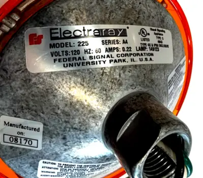 NEW FEDERAL SIGNAL 225-120A 120VAC 225120A