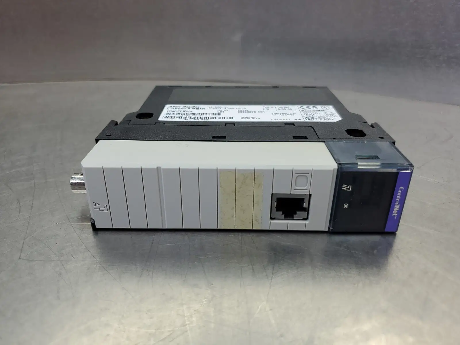 USED Allen-Bradley 1756-CNB/D CAT Rev L01 F/W 5.38.40