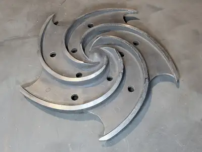 5-Vane Pump Impeller 316SS, 1.5x3-13, 046435