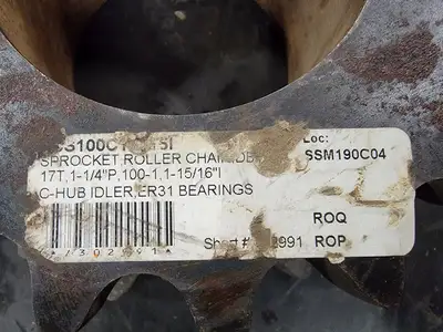 Roller Idler Chain Sprocket DS100C17