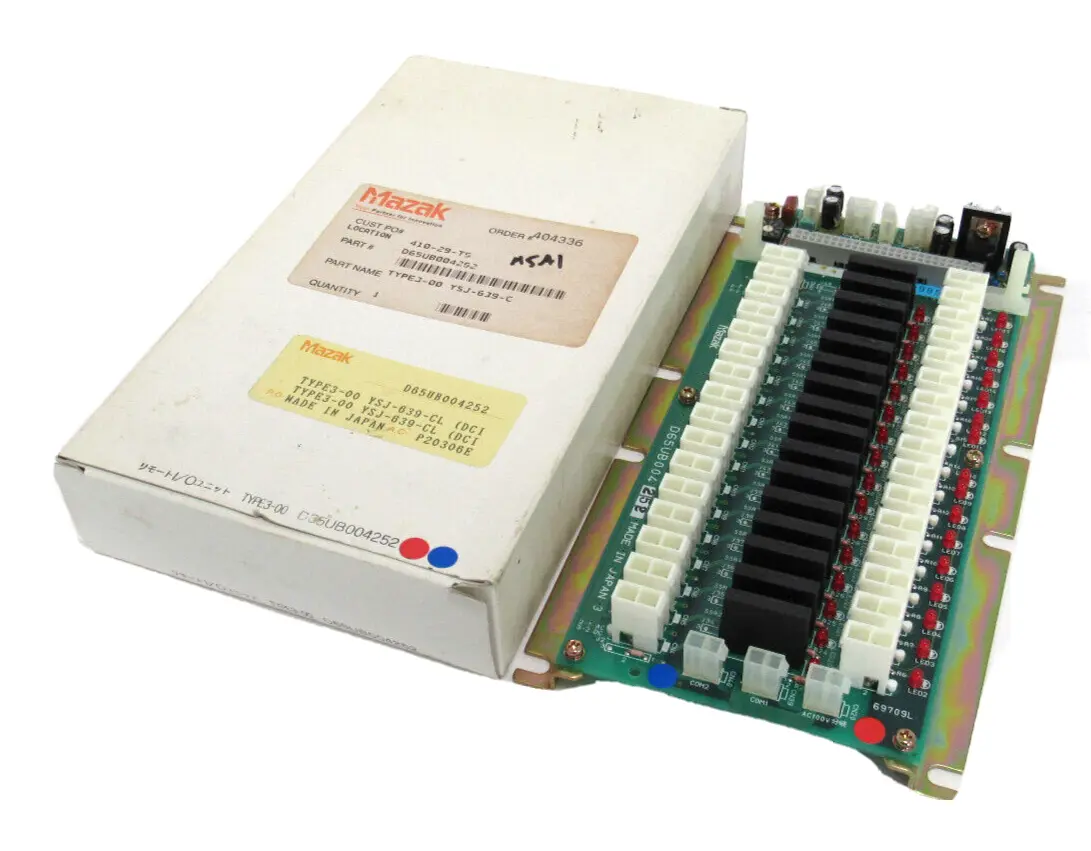 NEW MAZAK D65UB004252 RELAY BOARD