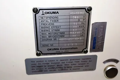 USED 1998 OKUMA MC-60VAE