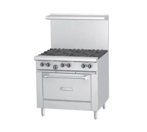 Garland U36-6R 36" 6 Burner Gas Range w/ Standard Oven, Natural Gas