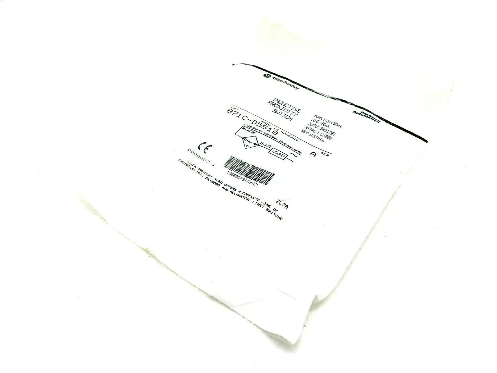 NEW ALLEN BRADLEY 871C-D5S18 INCUTIVE PROXIMITY SWITCH 871CD5S18