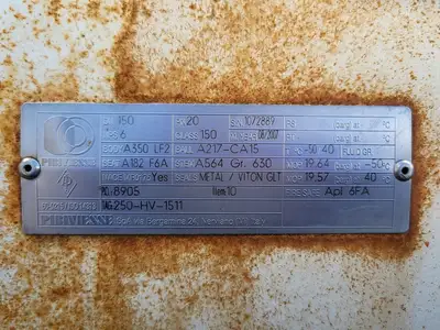 6" Class 150 Ball Valve