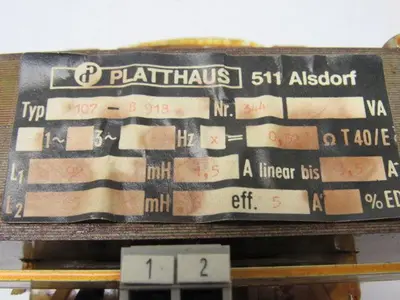 Platthaus 107-B918  Nr.344  92/55mH Choke