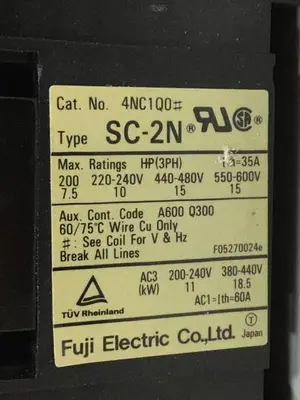 USED FUJI ELECTRIC SC-2N 4NC1Q0