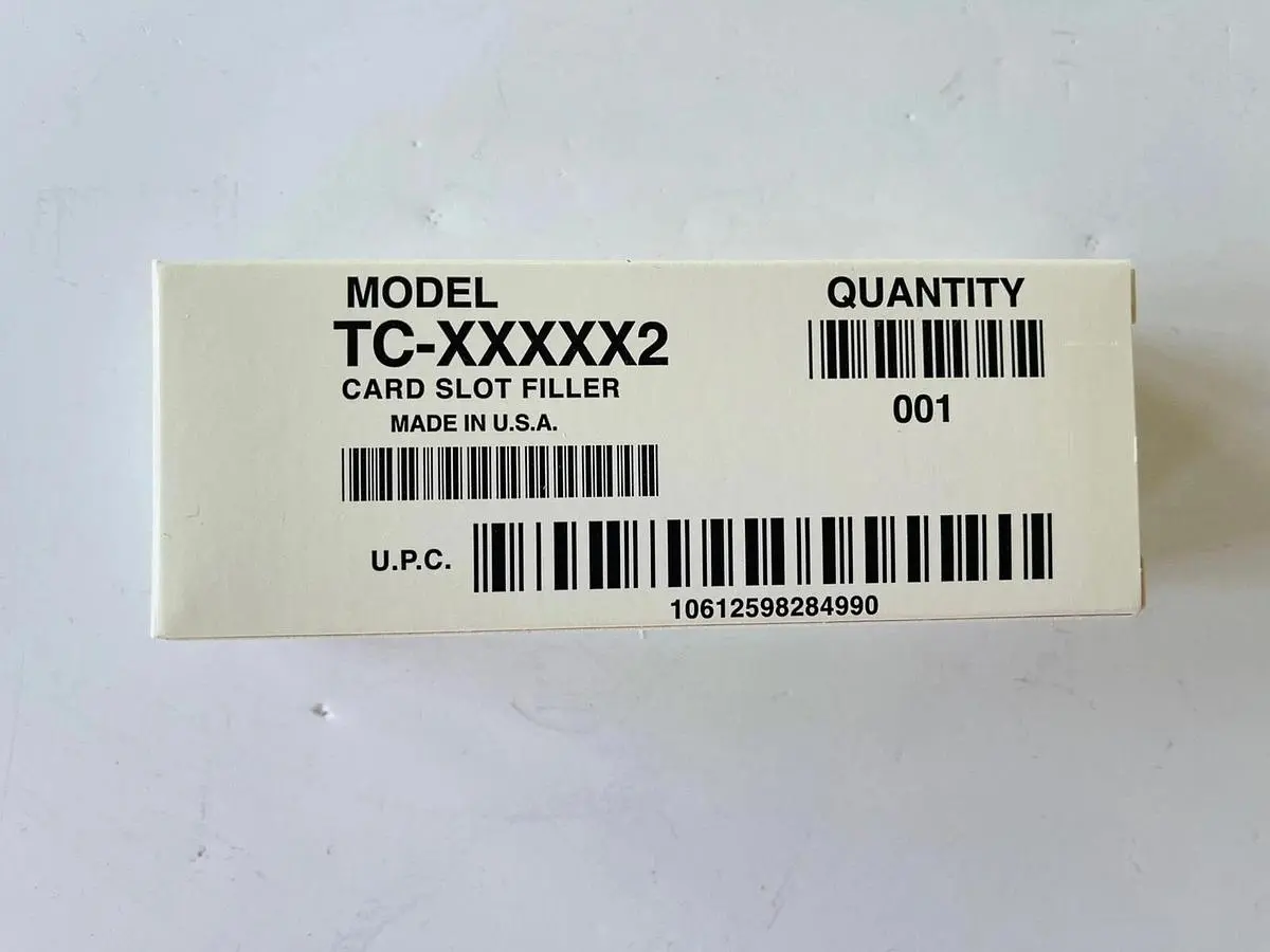 HONEYWELL TC-XXXXX2 CARD SLOT FILLER LOT OF 2 #K-993+1005