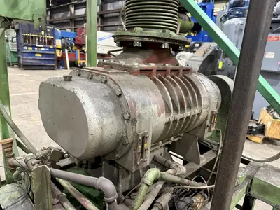 KINNEY HIGH VACUUM PUMP WITH MOTOR: YOBRO #24413