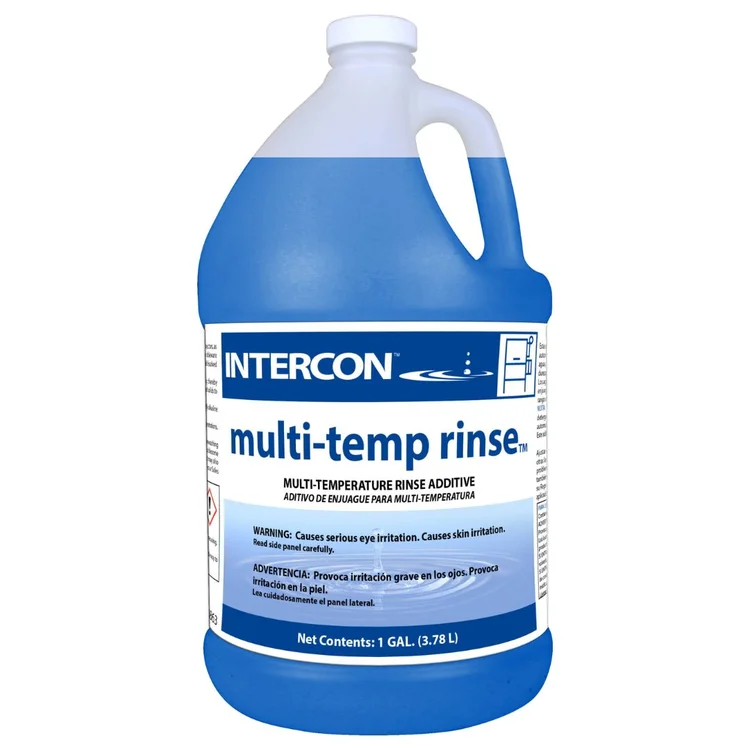 New | in-Stock Intercon New Gallon of Intercon Multi-Temp Rinse for Commercial Dishwasher Dishwashers Illinois US | Falcon Restaurant Supply #1374972