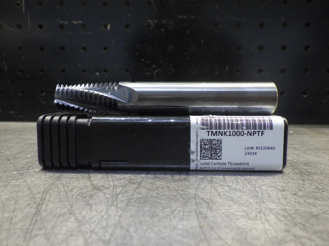 AMEC 5/8" Carbide Helical 4 Flute Thread Mill 5/8" Shank TMNK1000-NPTF (LOC2108C)