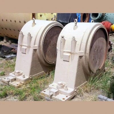Used Dominion Rod Mill. 9.5 ft. x 14 ft. Long. 500 HP Motor.
