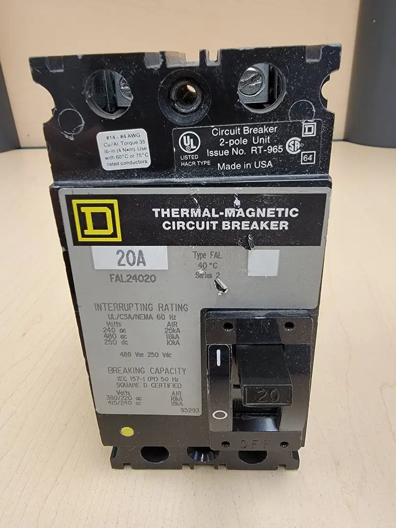 USED SQUARE D FAL24020
