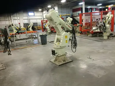 used Kawasaki robot FS 030L with "D+" (D Plus) controller