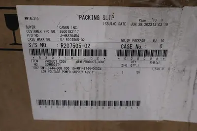 RM1-8744-000CN LOW VOLTAGE POWER SUPPLY ASSEMBLY 110V - STOCK GF197