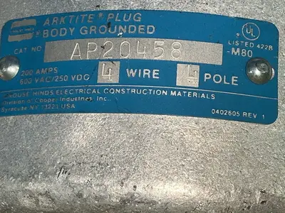 Used CROUSE HINDS AP20458 Bus Bars & Plugs Ohio US | HGR 24 #1358093