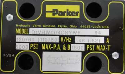 NEW PARKER D61VW001C4NYWF VALVE D1VHW004CNYWF