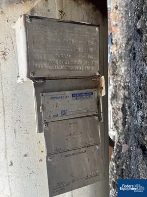 USED Henders 1,096 Sq Ft Henders Heat Exchanger, 316L S/S, 100/50#