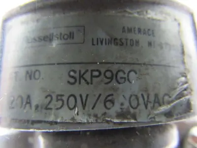 Russellstoll SKP9GC Ever-Lock 9 Pin Plug  20A 250VDC 600 VAC