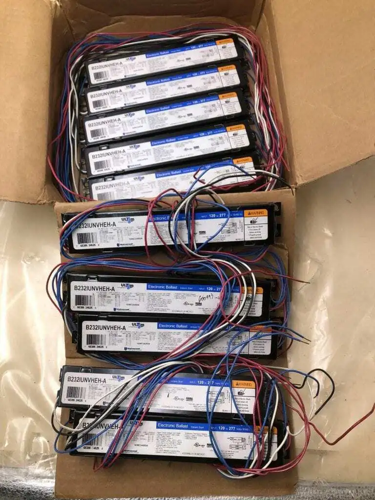 Triad ULTim B232IUNVHEH-A 2 Lamp Instant Start T8 Ballast 120-277V NIB of 10