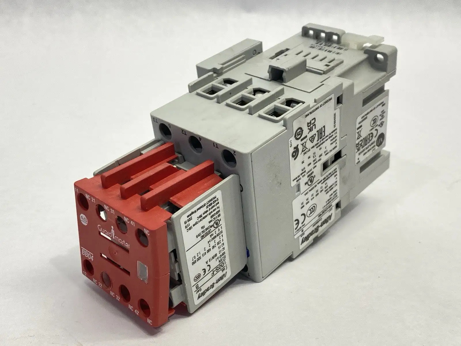 100S-C43EJ14BC | Allen Bradley  Ser B GuardMaster Safety Contactor 43A - For parts or not working