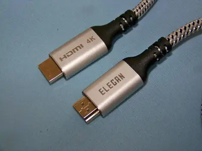 (3) Elecan 4K HDMI to USB-C Flex Belt / Braided Cables