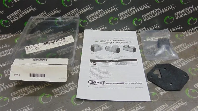 Gast K309 Service Kit for CEM Vacuum Pump New