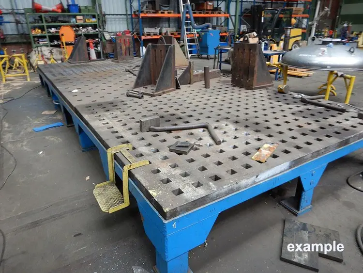 Used LARGE CLAMPING TABLE 13 000 X 4000 MM Tables, Floor & Layout Plates BE | Apt International N.V #366423