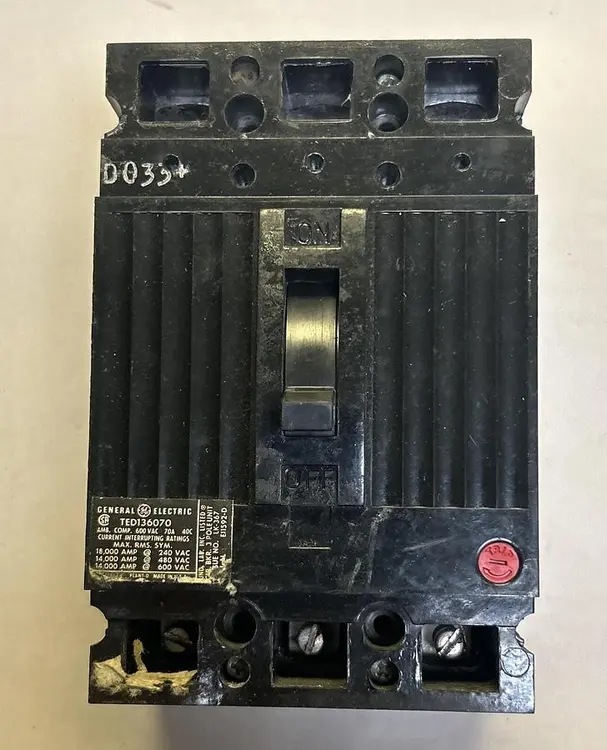 Used GE TED136070 Miscellaneous Equipment (Electrical & Power) | Surplus Asset Holdings #1201579
