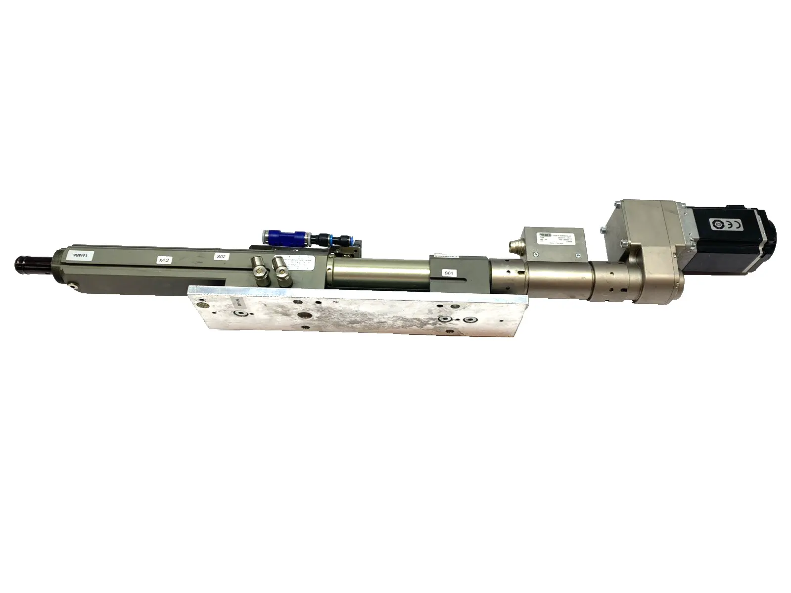 USED WEB­ER AUTO SCREWDRIVER VACUUM SPINDLE