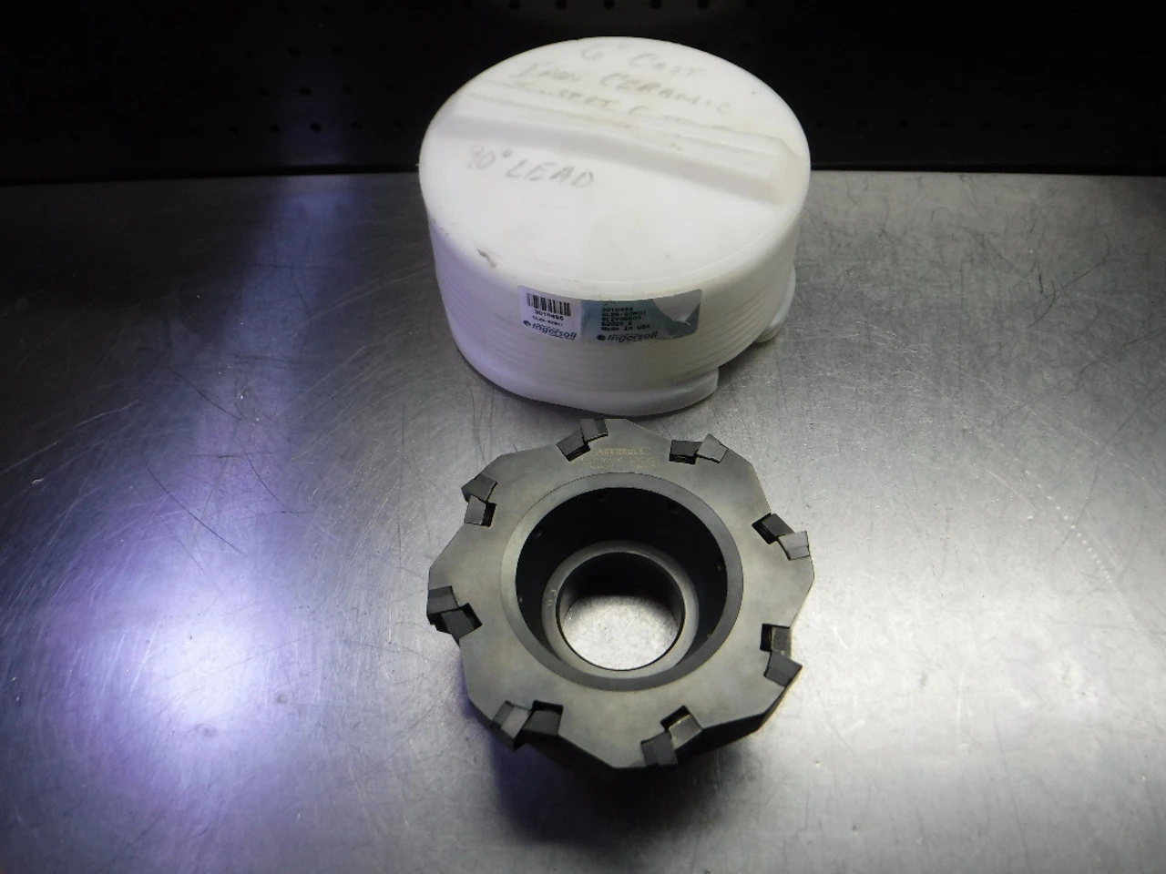 Ingersoll 6" Indexable Facemill 2" Arbor 5L2V06R01 / 5L2H-60R01 (LOC1968D)