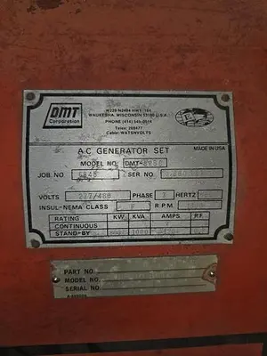 USED 1987 DMT CORPORATION DMT-825C