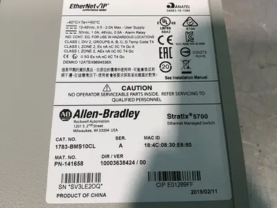 Used 2019 ALLENBRADLEY 1783BMS10CL Network Switches Ohio US | HGR 24 #1542196